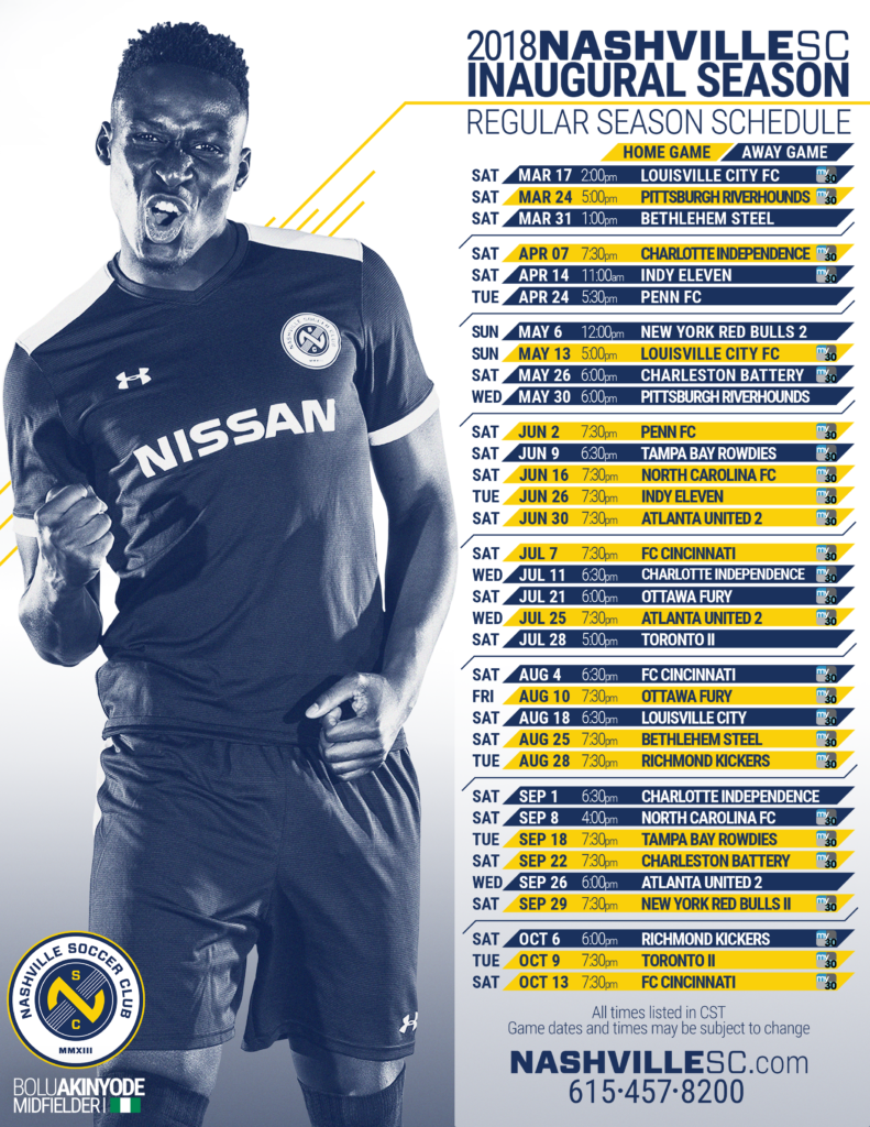 Nashville Soccer Club takes on Penn FC Saturday June 2nd! – Nashville
