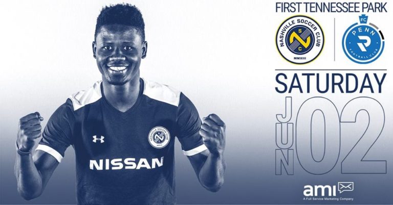 Nashville Soccer Club takes on Penn FC Saturday June 2nd!