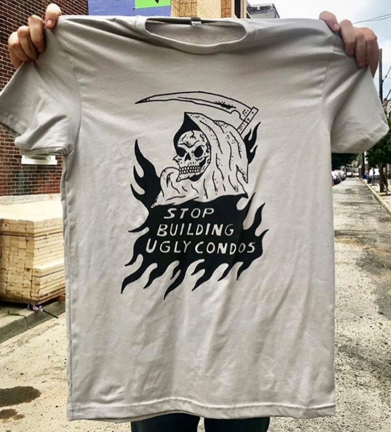 “Stop Building Ugly Condos” Shirt Available now at Gift Horse Nashville!