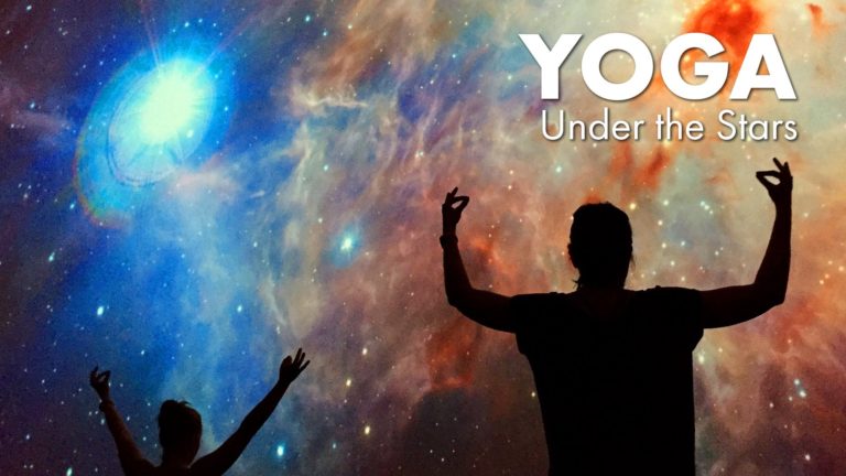Yoga Under the Stars, Saturday September 29th, at  Adventure Science Center!