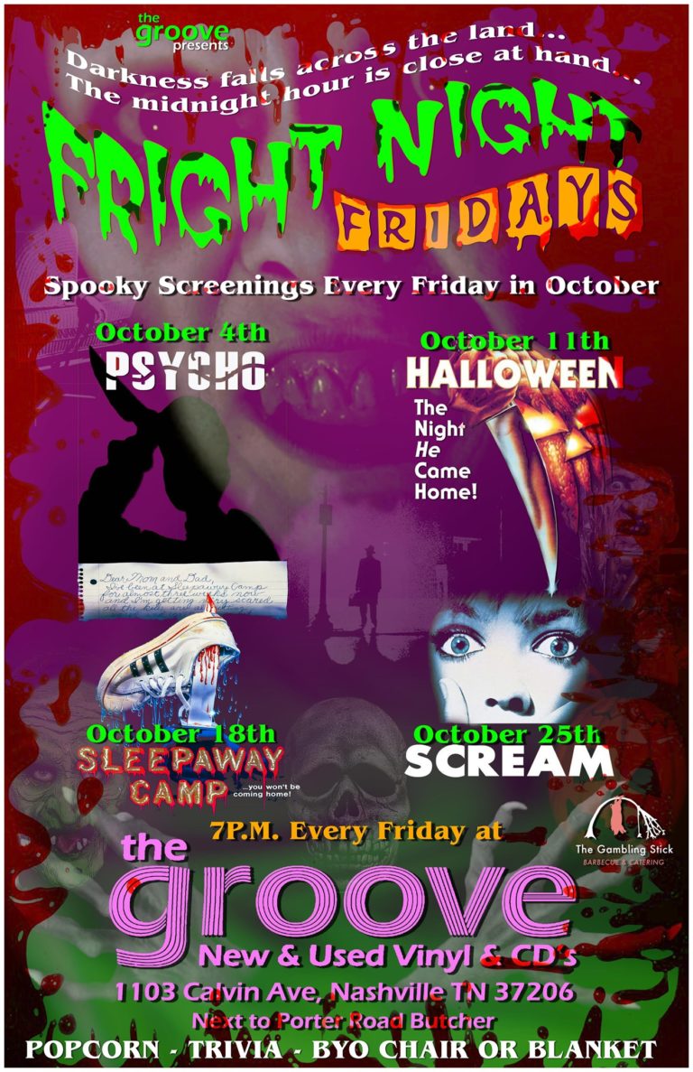 2nd Annual Fright Night Friday every Friday in October at 7 pm!